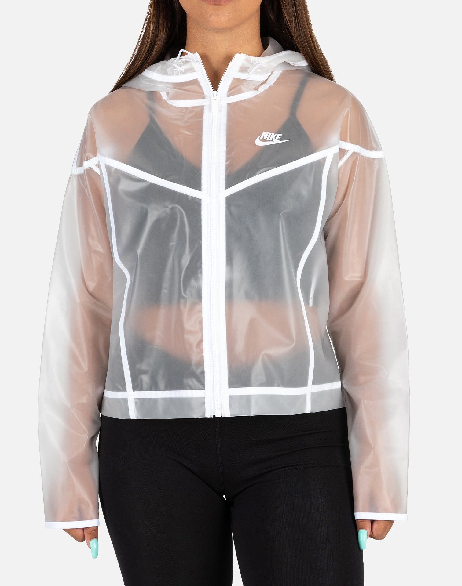 women's nike transparent windrunner wind jacket
