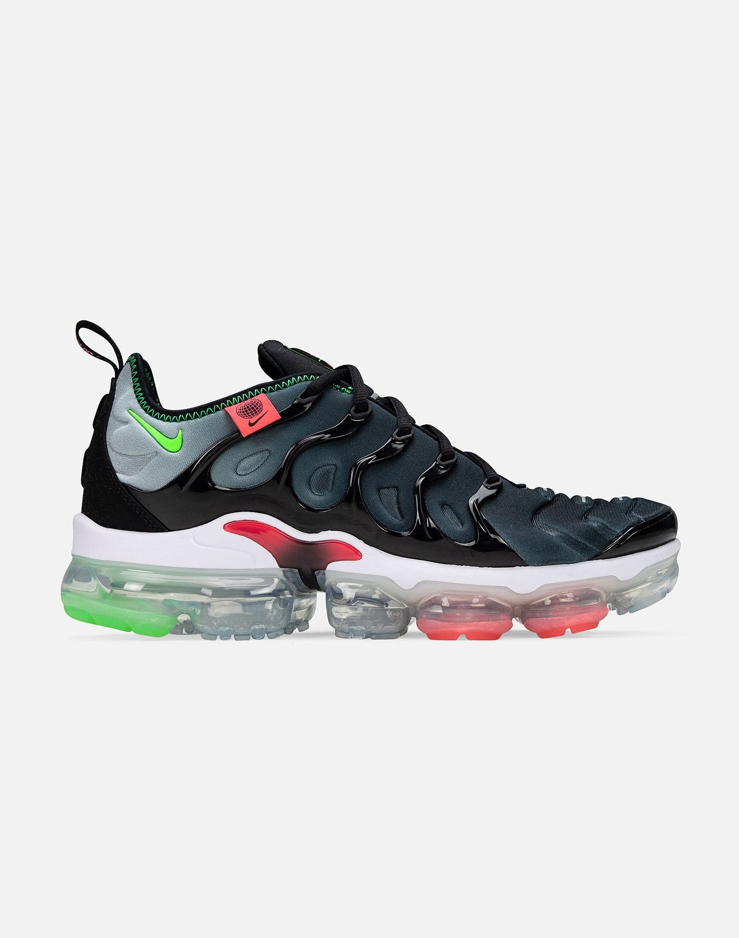 vapormax plus black and green