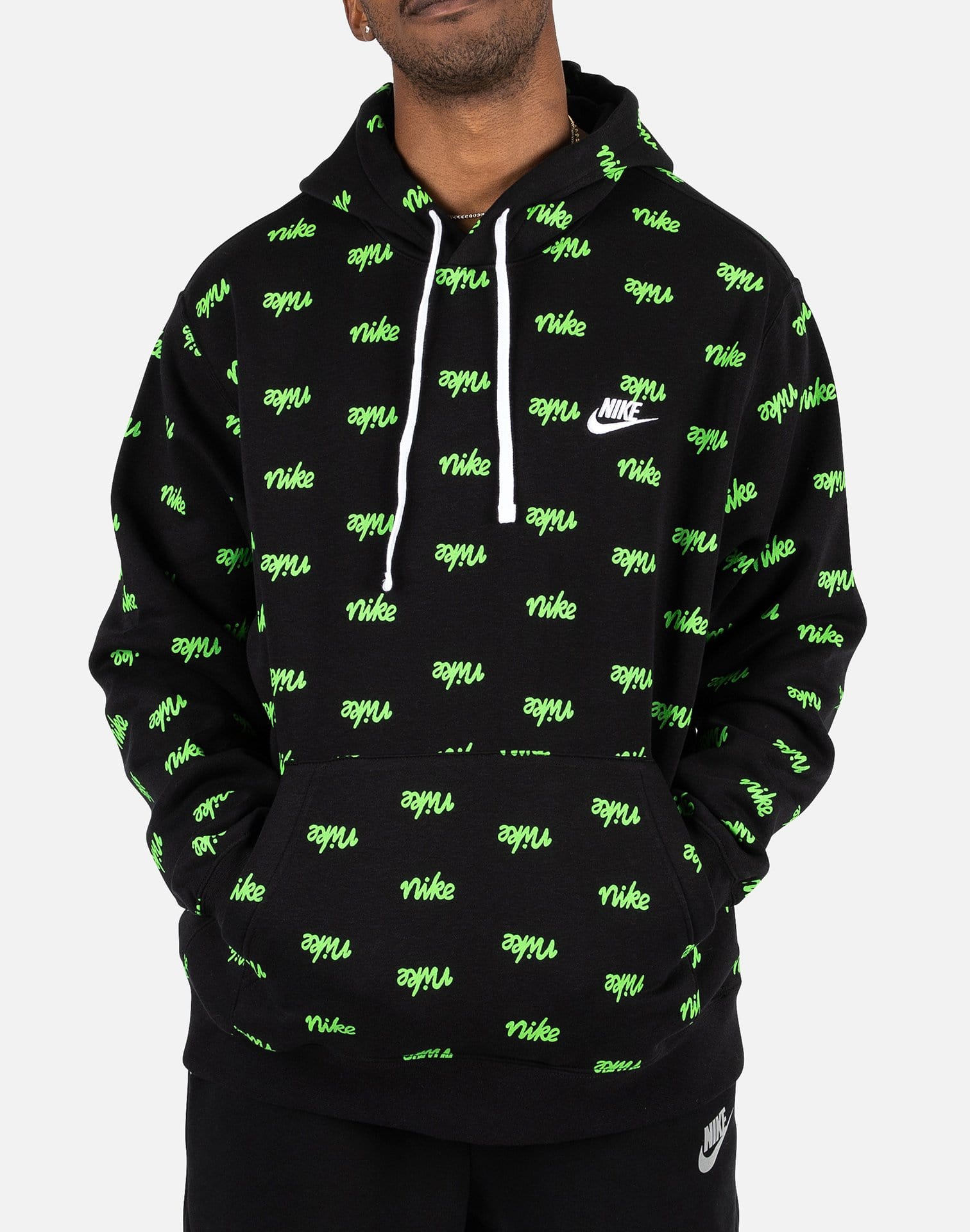 nike pattern hoodie