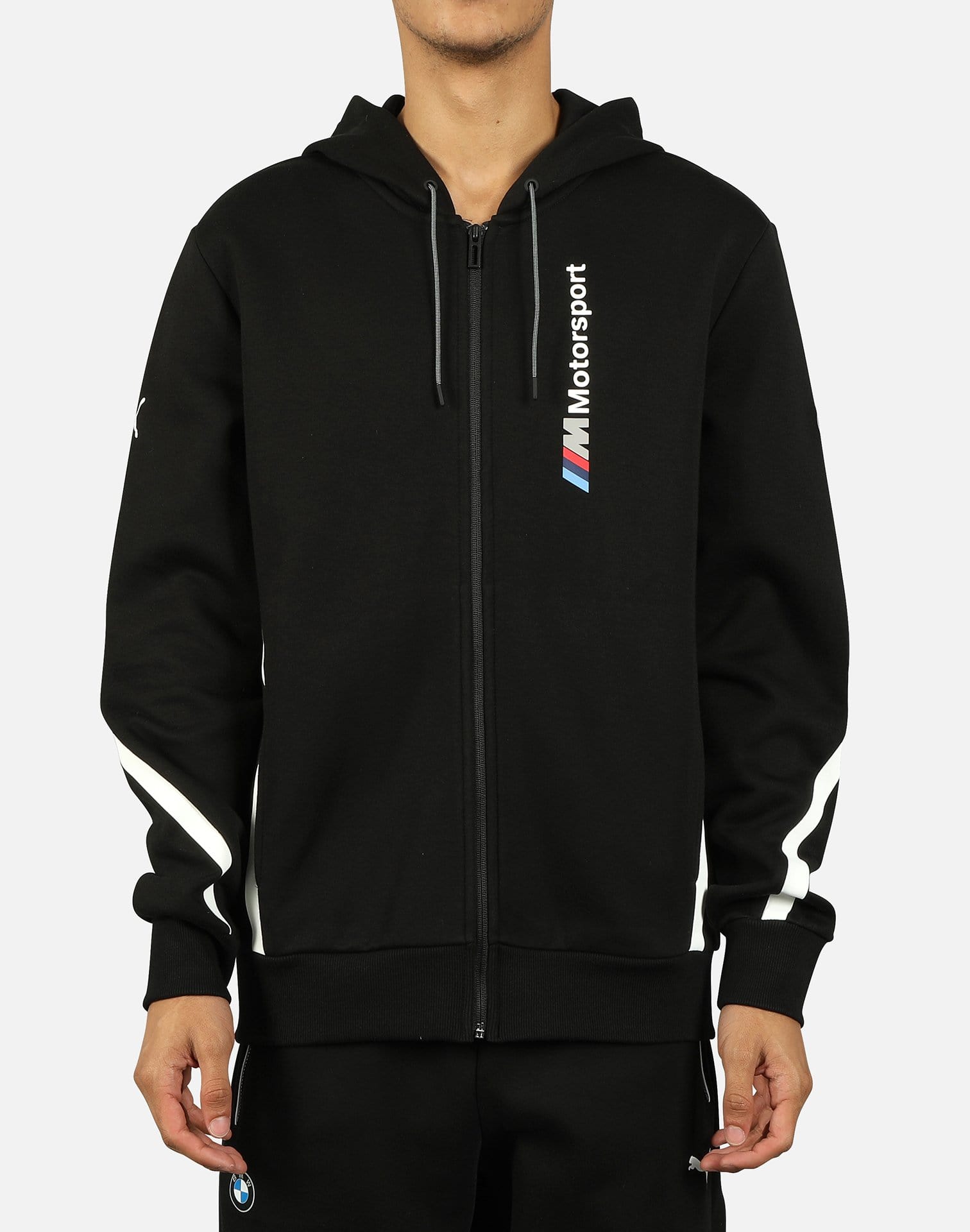 puma men's bmw motorsport hooded sweat jacket