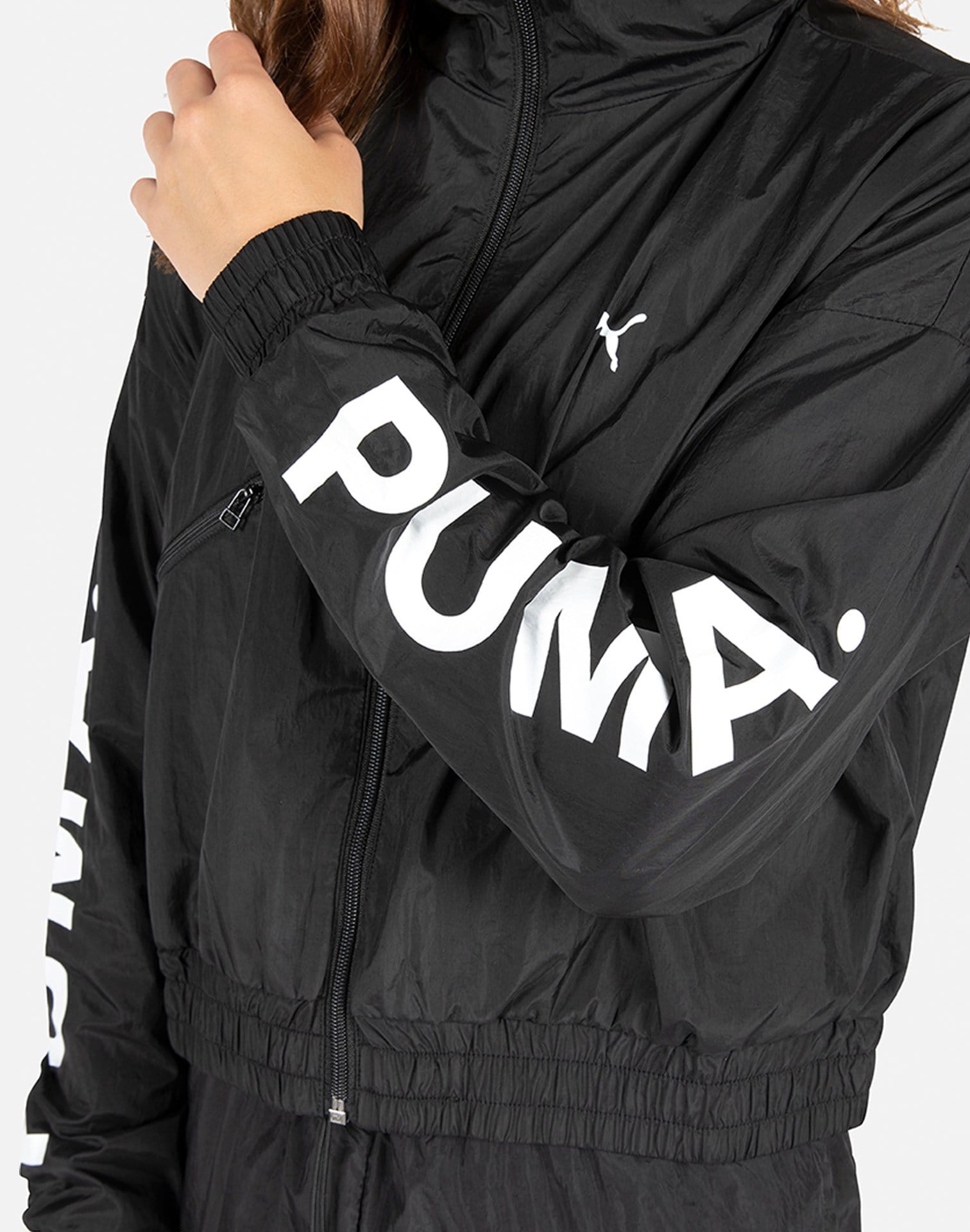 puma chase woven jacket