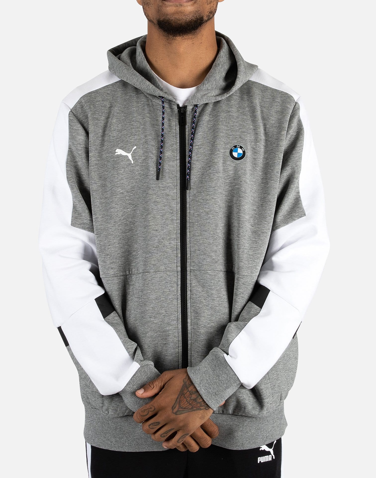 puma bmw mms hooded sweat jacket