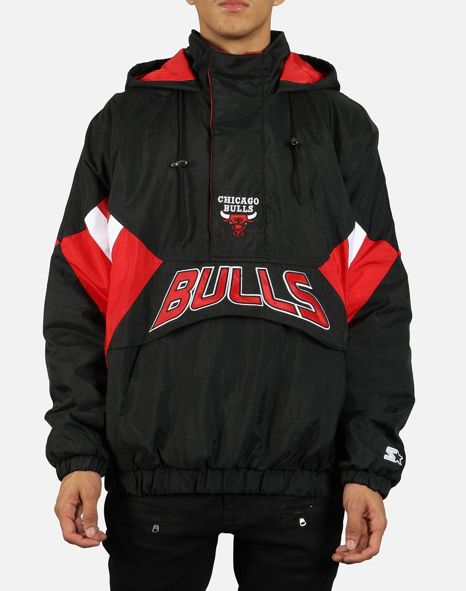 chicago bulls pullover jacket