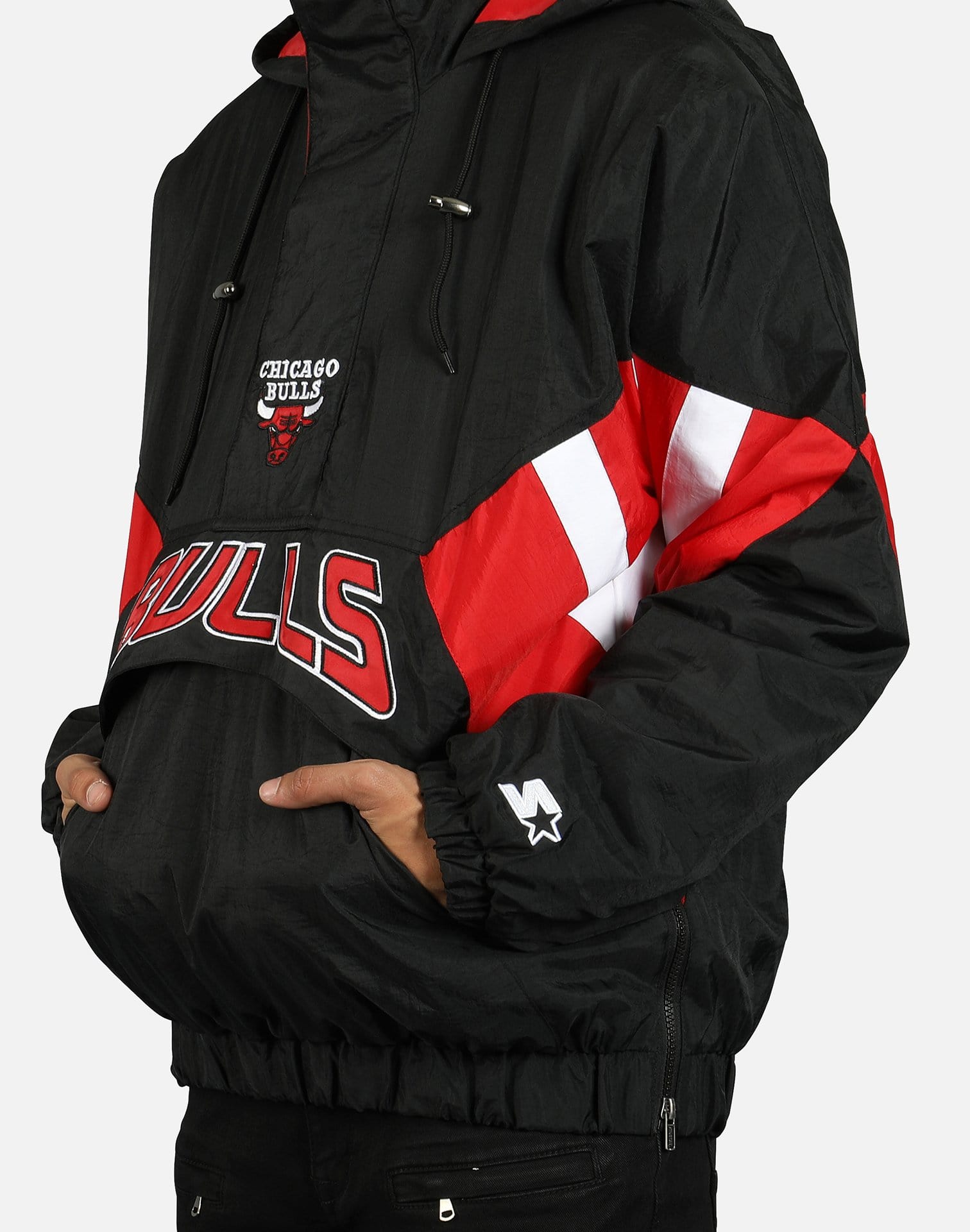 bulls pullover jacket