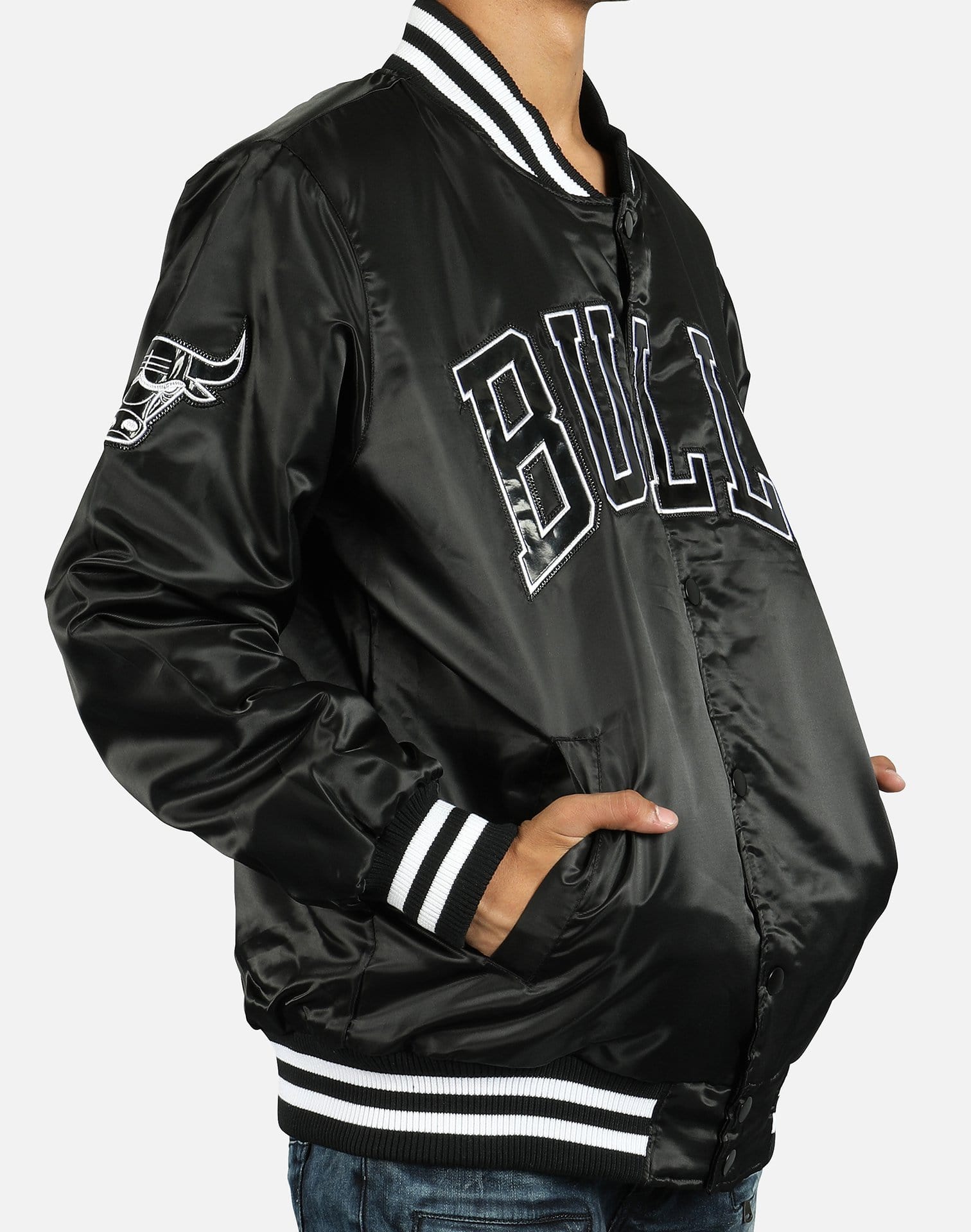 satin chicago bulls jacket