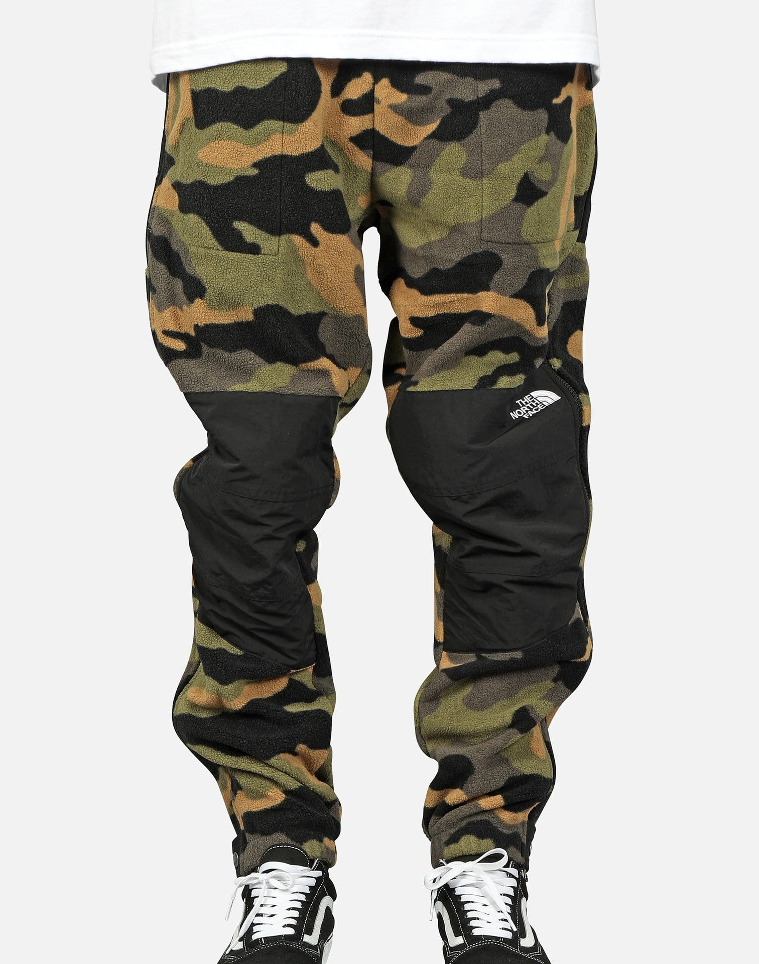 north face camo joggers