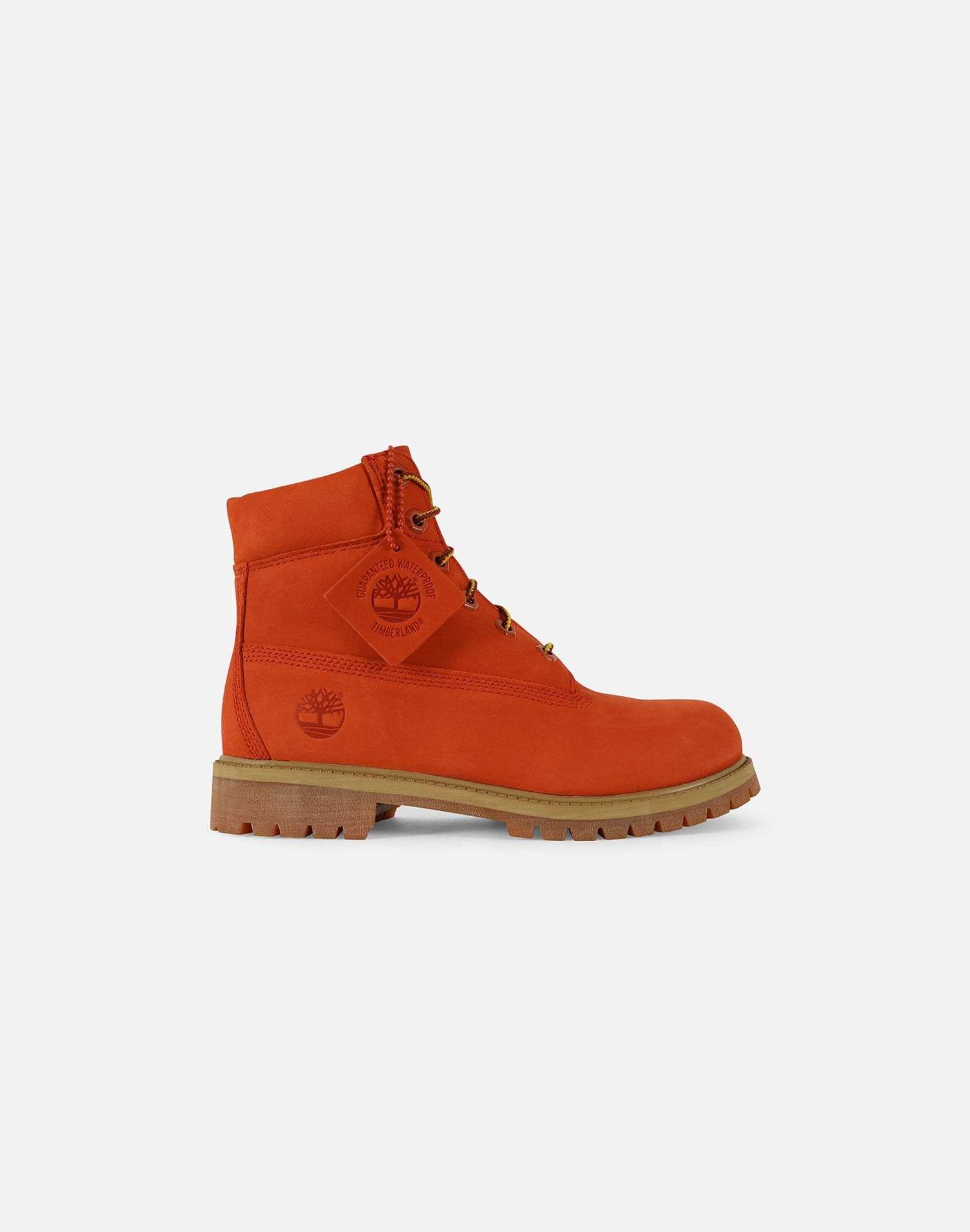 black and orange timberland boots