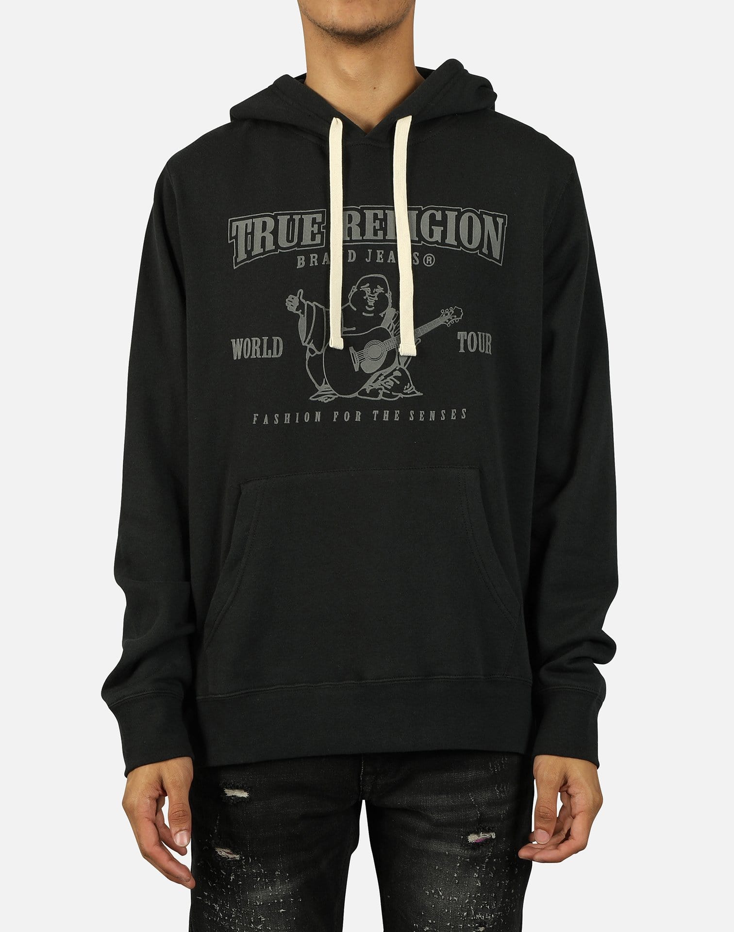 true religion black jumper