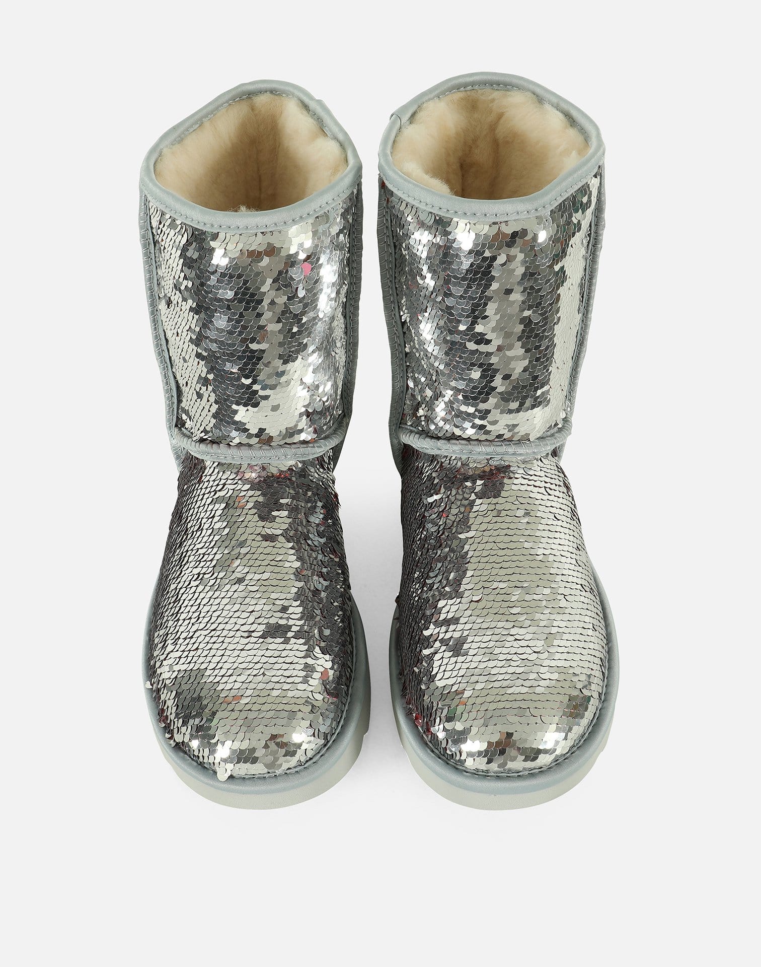 ugg silver sparkle boots