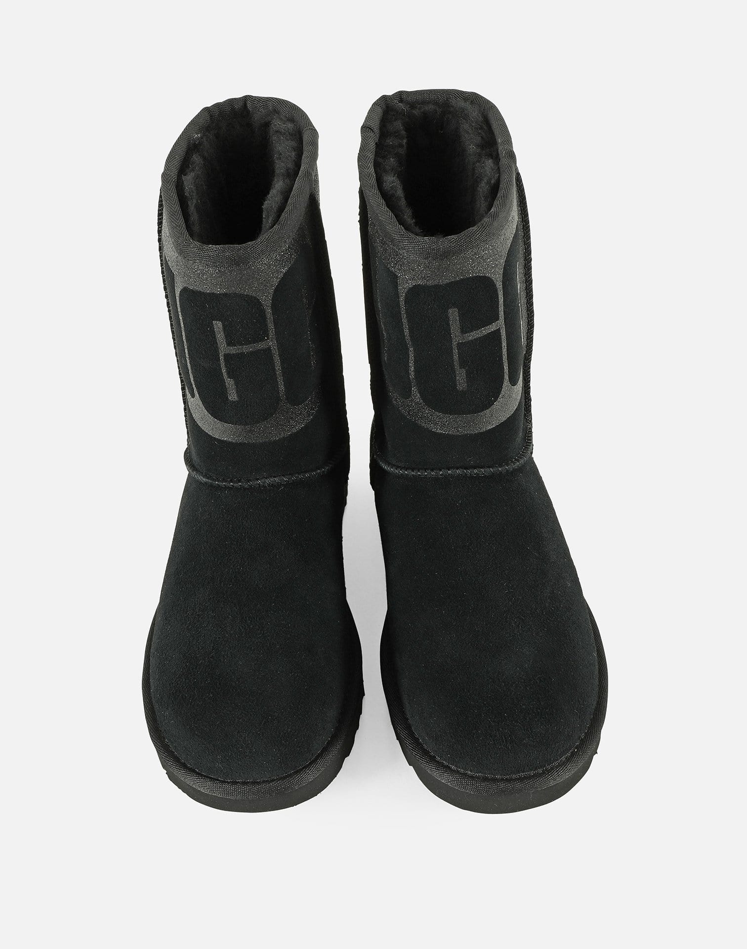 ugg black sparkle boots
