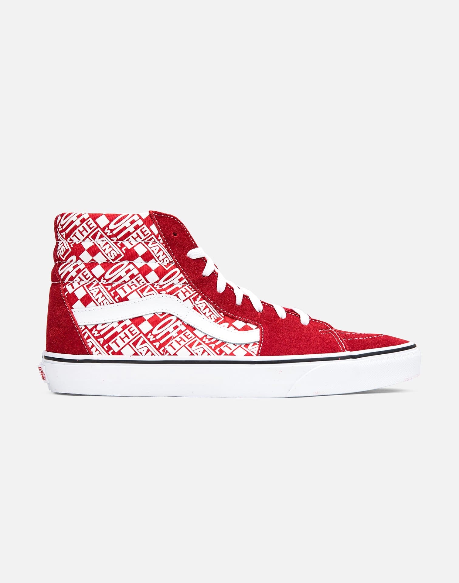 vans otw repeat authentic red & white shoes