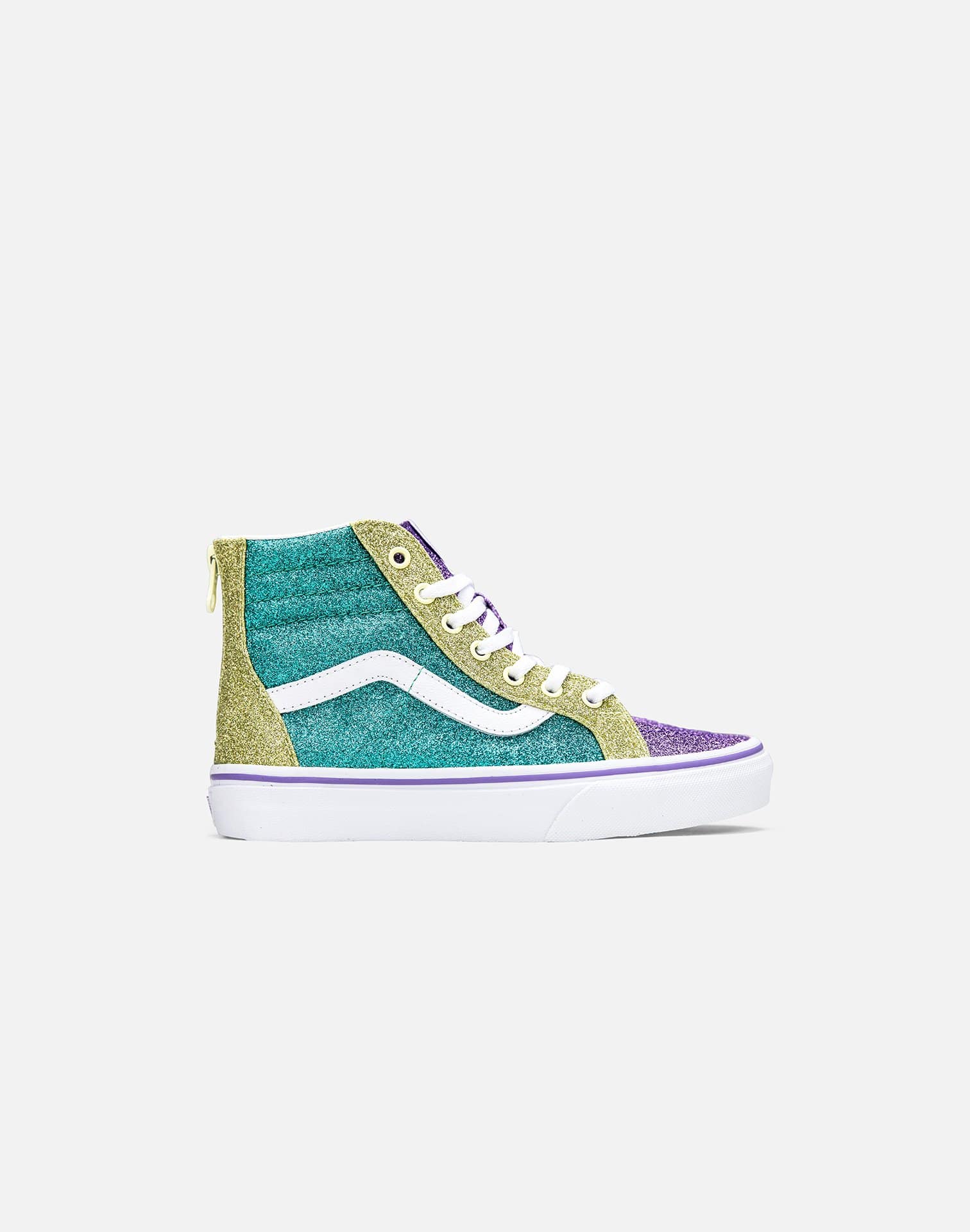 MERMAID GLITTER SK8-HI ZIP PRE-SCHOOL 