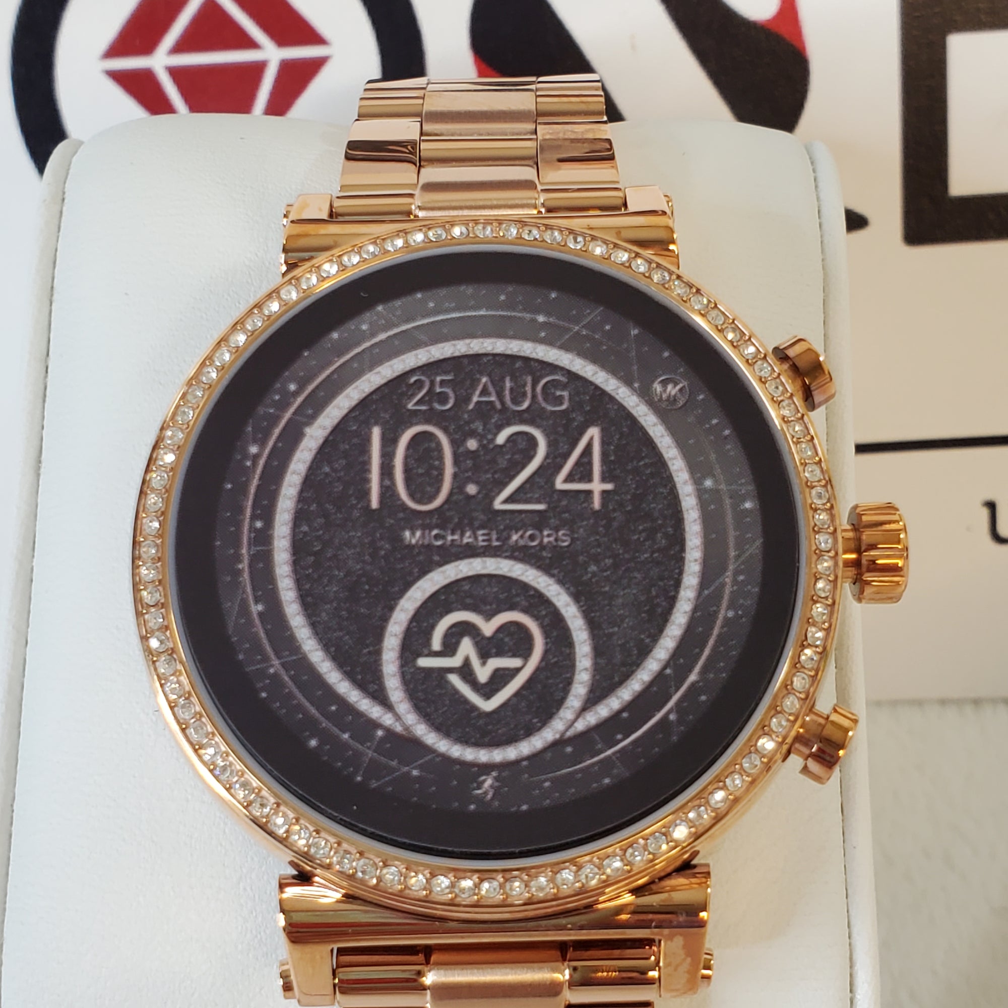 Buy MICHAEL KORS Darci Gen 5E MKT5128 Smartwatch  Coin Purse Bundle  Rose  Gold Mesh Strap  Currys