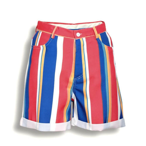 90S AESTHETIC VINTAGE COLORED SHORTS - Cosmique Studio