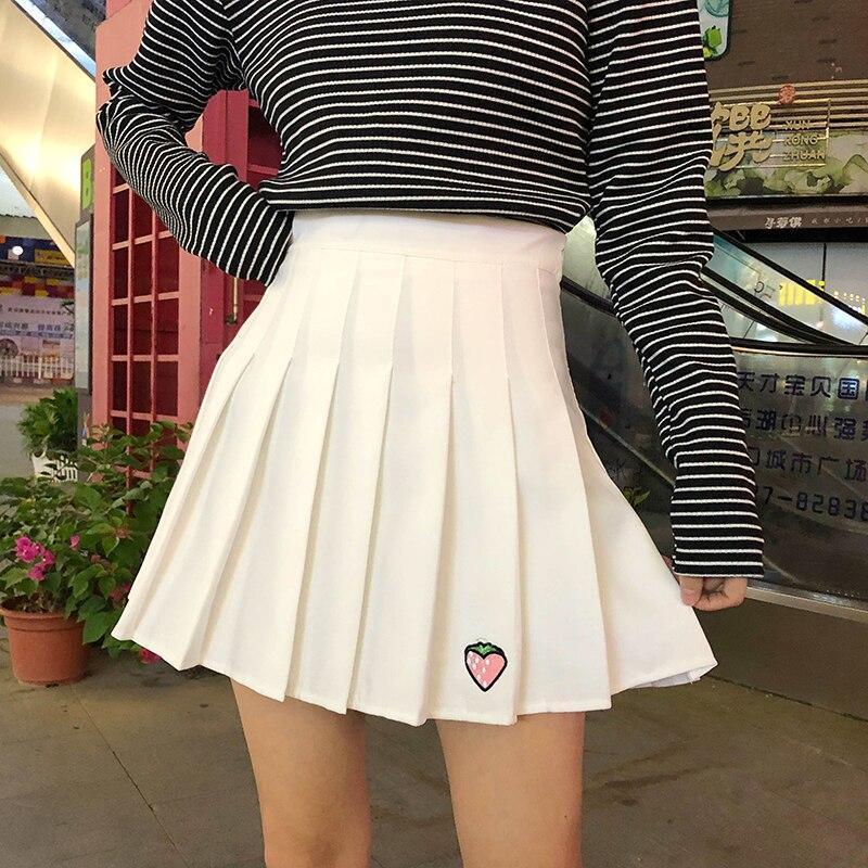 Aesthetic Cute Egirl School Skirt - Cosmique Studio