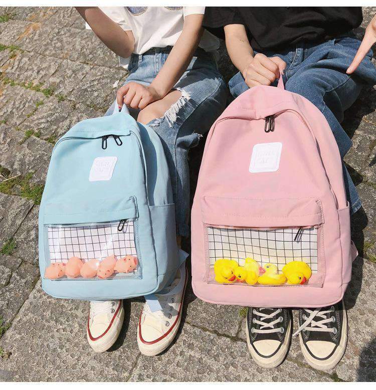 pink aesthetic backpack