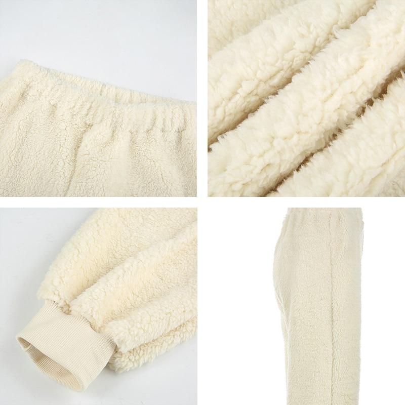 SOFT WINTER FURRY SWEATPANTS - Cosmique Studio