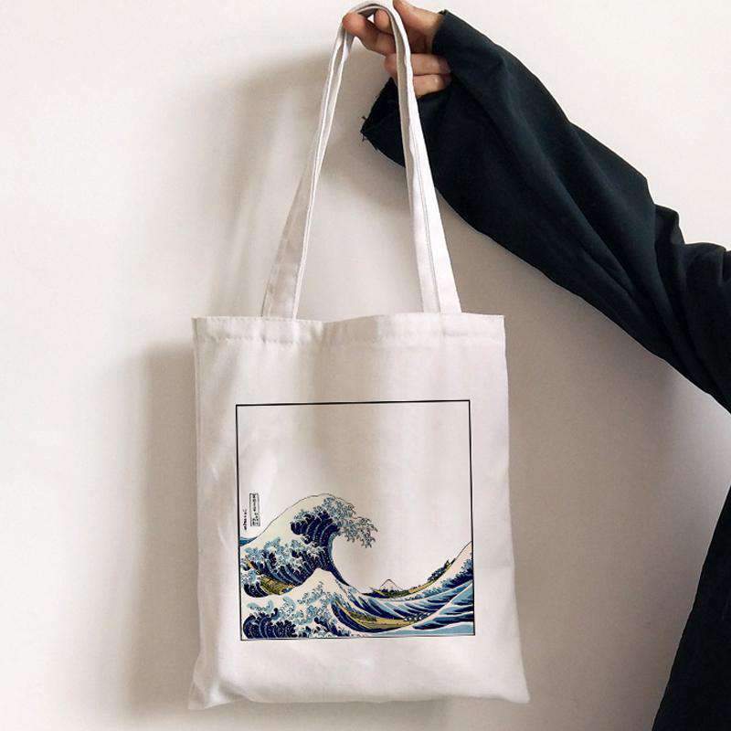 Wave Cloth Bag - Cosmique Studio | Aesthetic Clothing