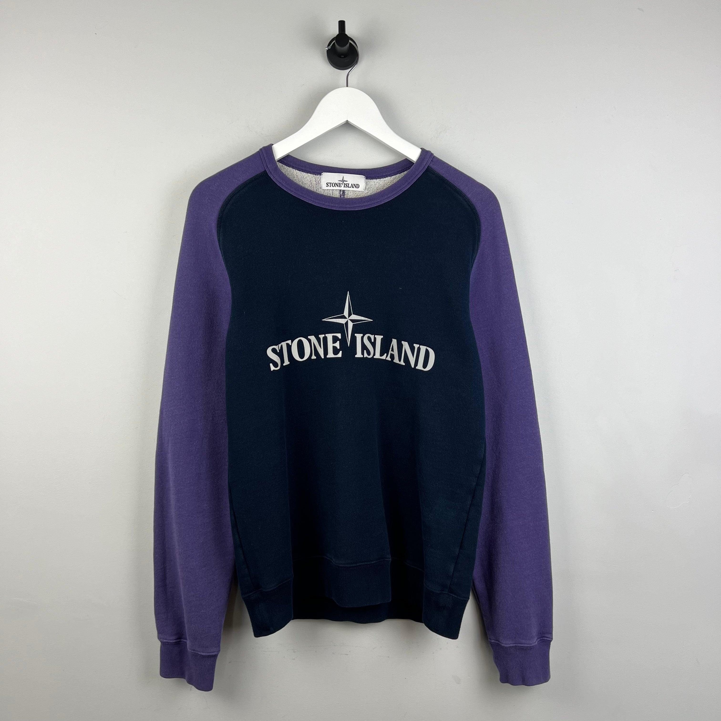 Stone Island Reflective Logo Sweater (M)