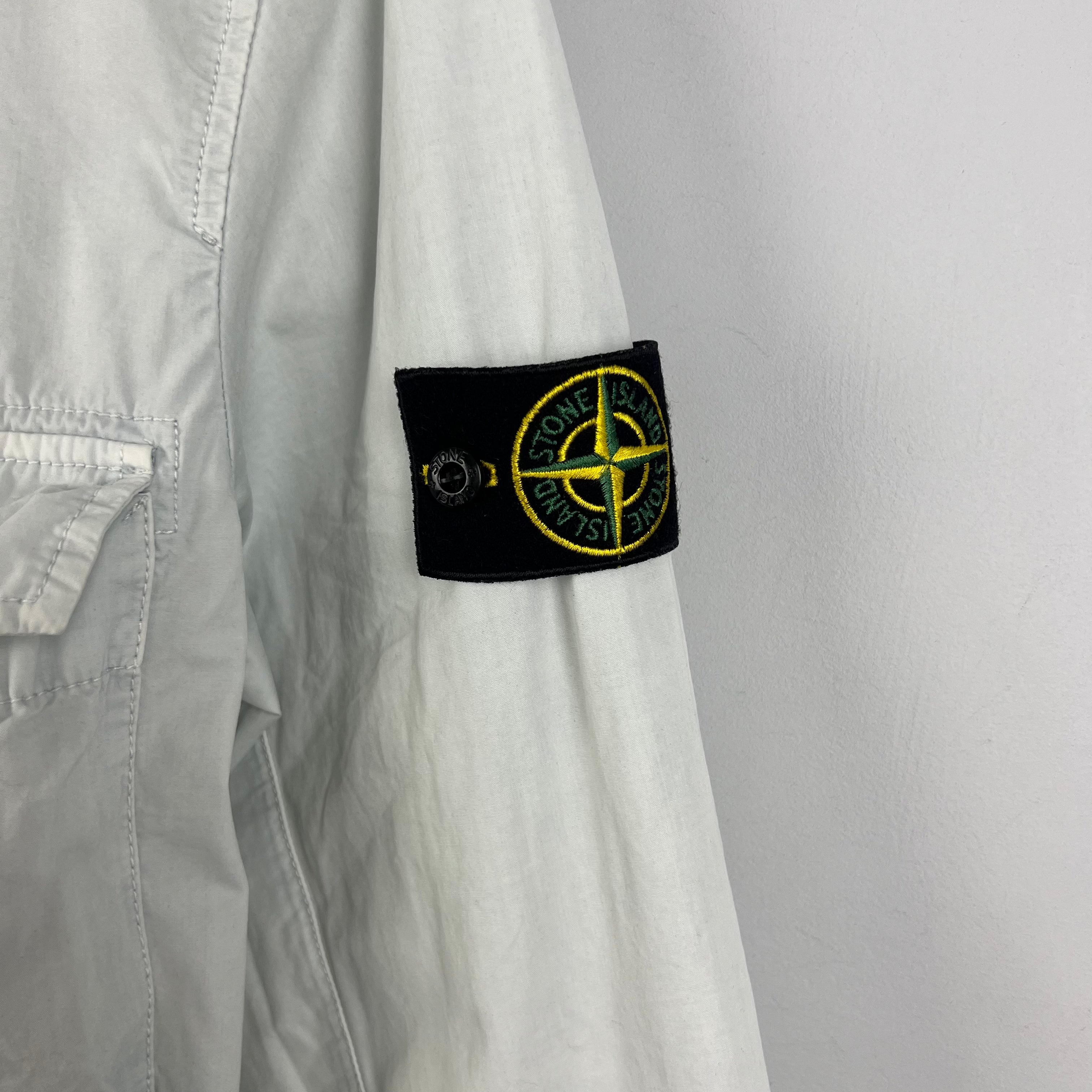 Stone Island Zip Up Over Shirt - Image 4