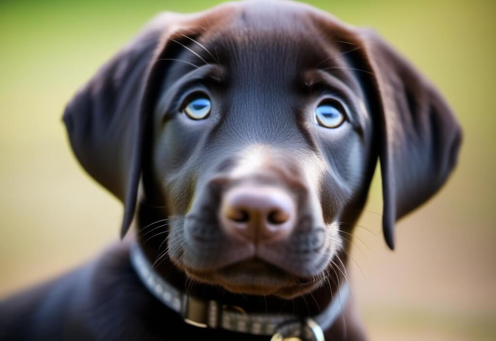 Black Labrador Retriever puppy