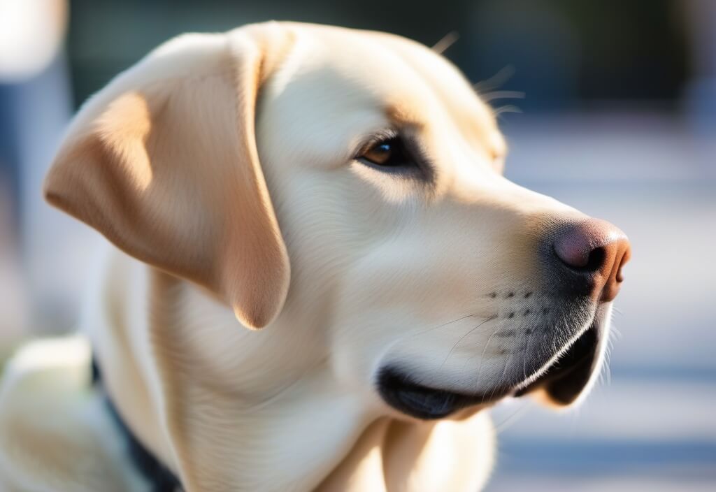Labrador Retriever close-up