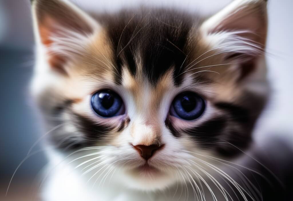 Persian kitten close-up