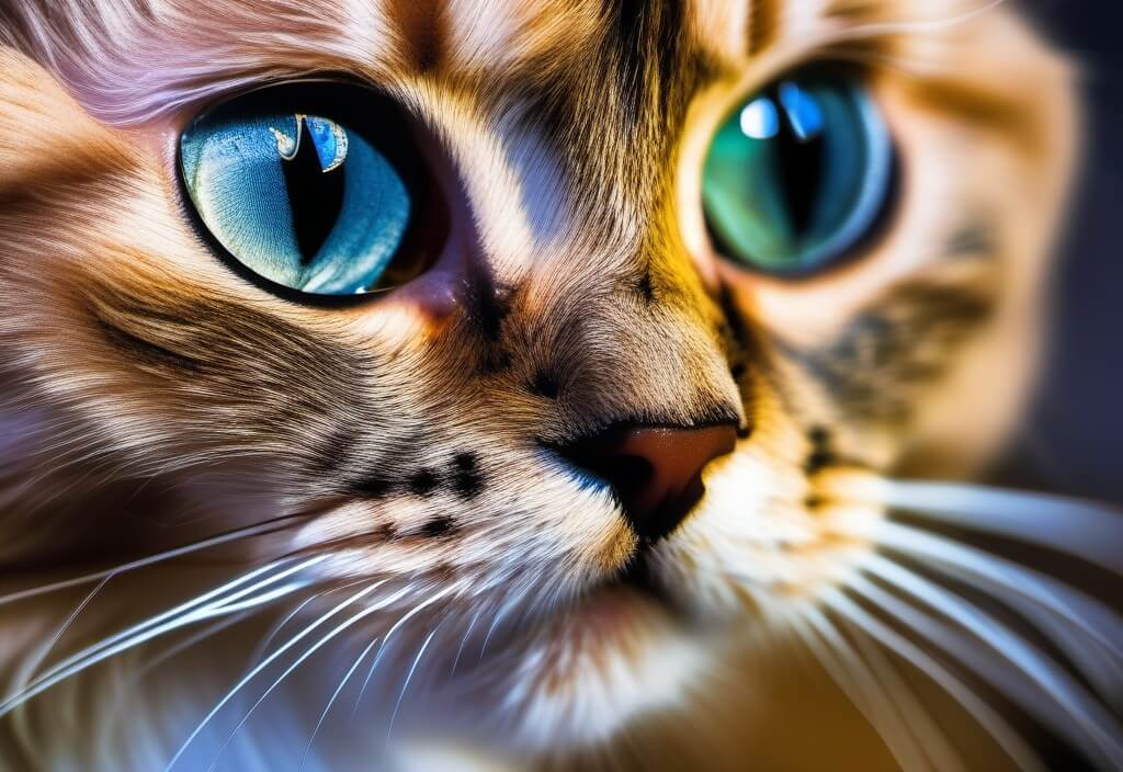 Persian kitten close-up