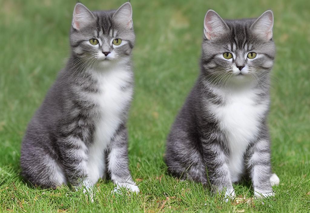 Two british shorthair cats