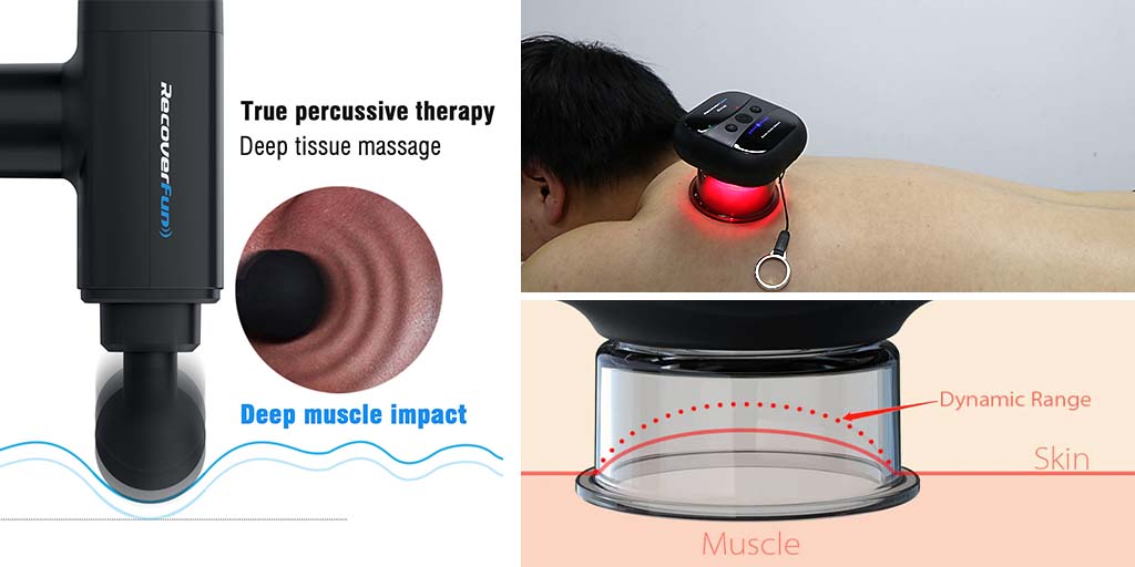 massage gun vs self-use cupping massager