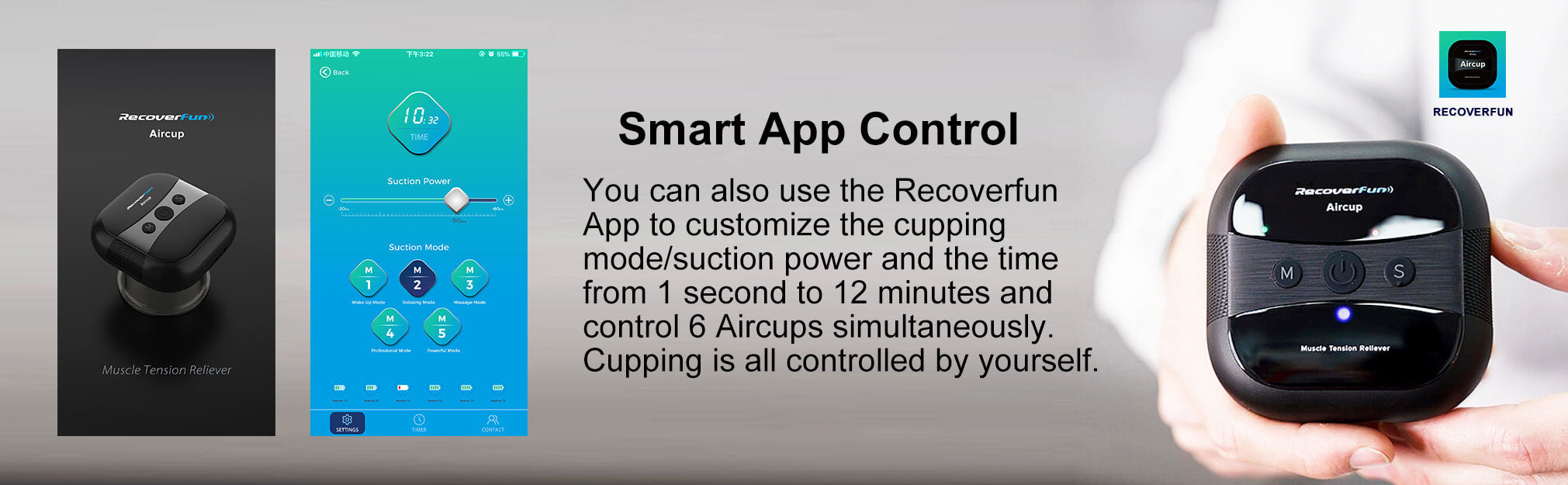 cupping massager with smart app