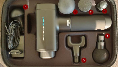 Recoverfun massage gun kit