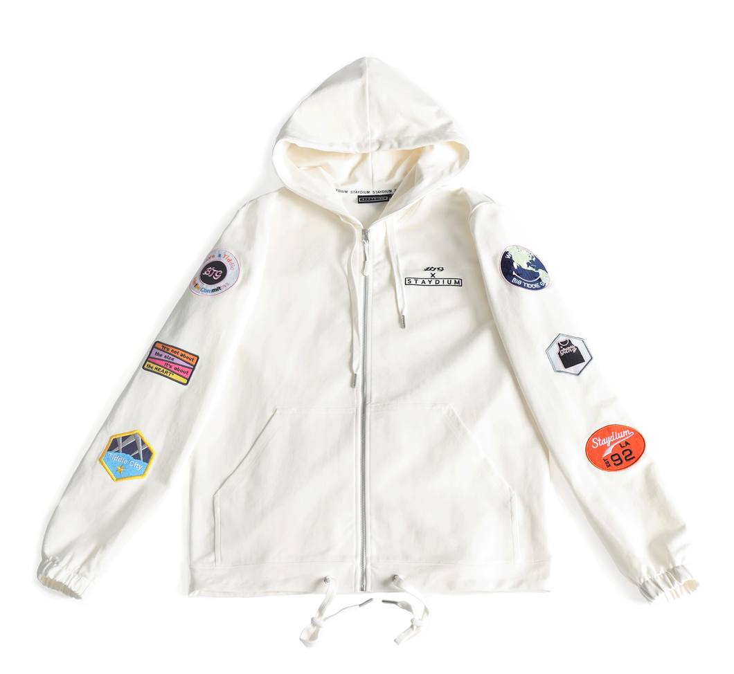 UNDEFEATED  BULLION PATCH ZIP HOODIE