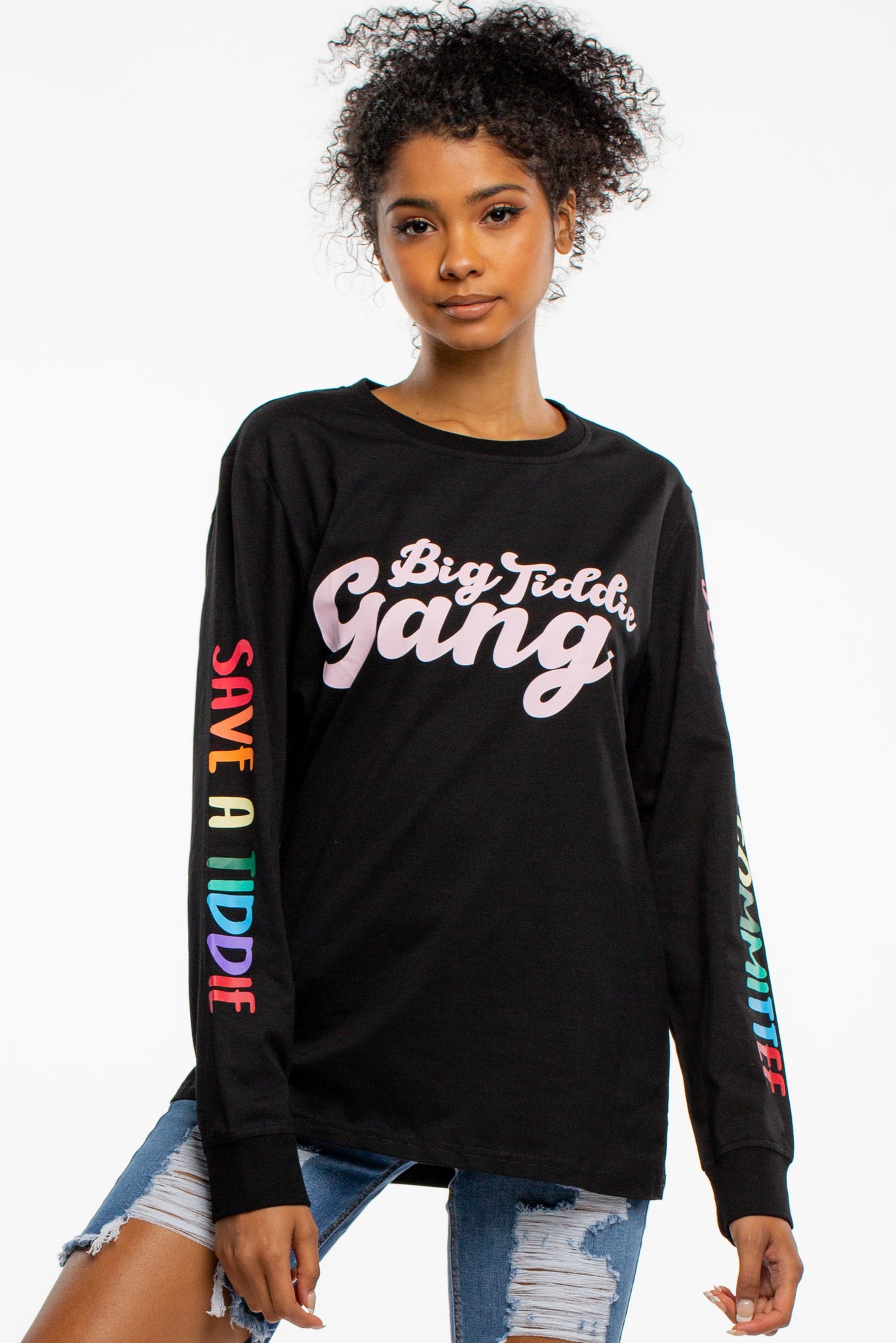 Btg X Staydium Long Sleeve T Shirt In Black