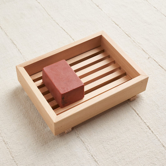 Japanese Hinoki Cypress Soap Dish - WAWAZA