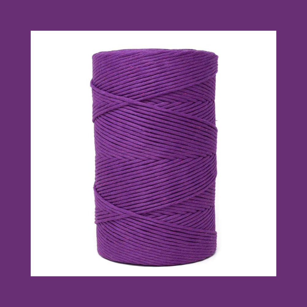 GANXXET MACRAME Cotton Cord 3 Mm 3 Strands Recycled Cotton Rope