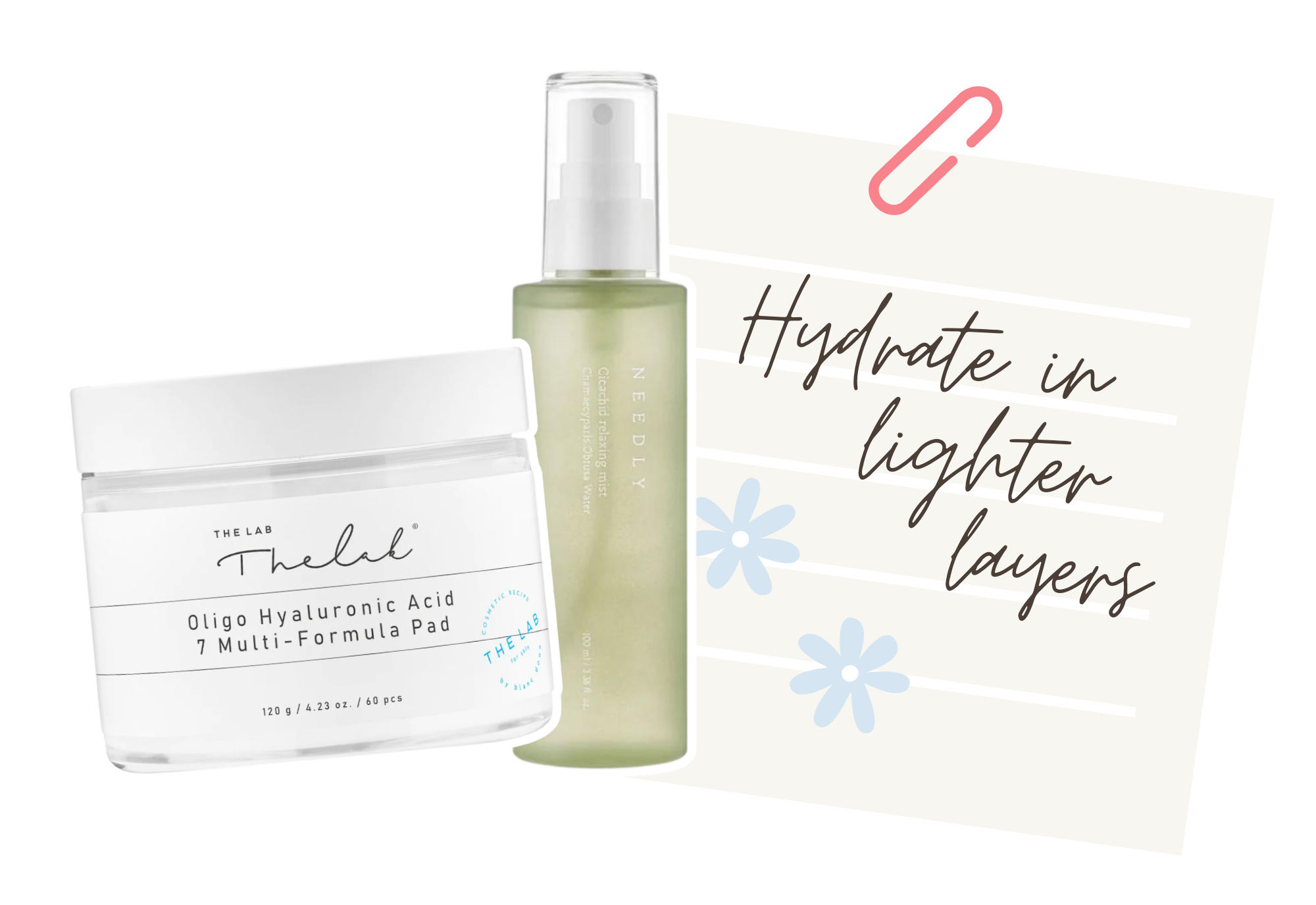 Lightweight Hydrating Korean Toner Pad and Toner Mist