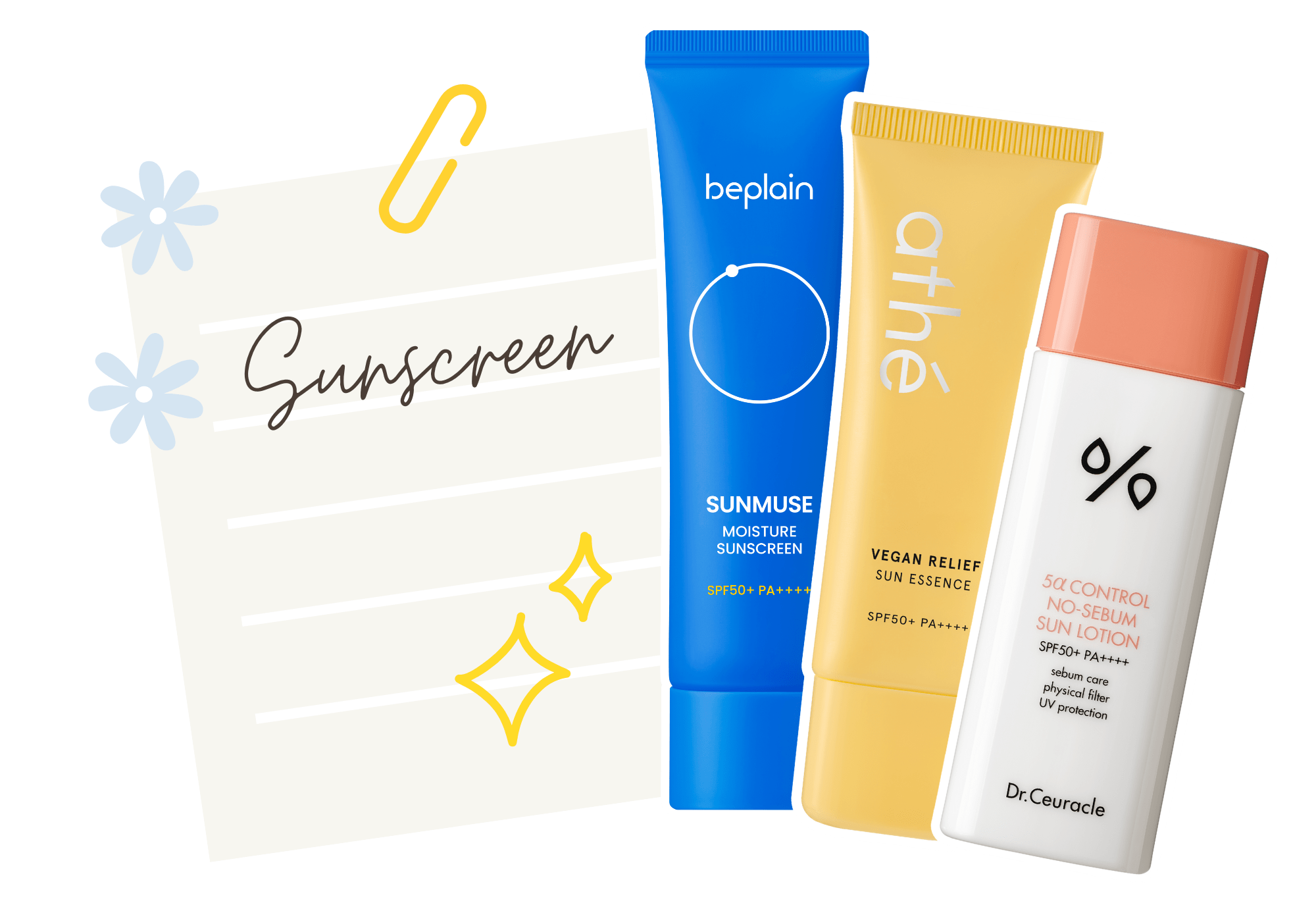 Korean SPF Sunscreens for Spring