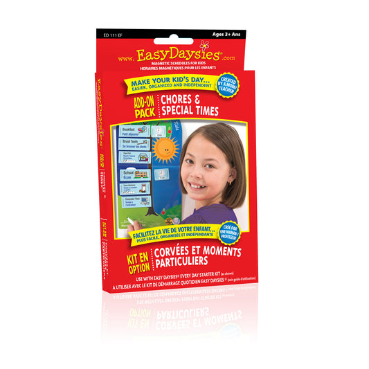 Family & Extracurriculars Add-On Pack - Magnet Schedules for Kids