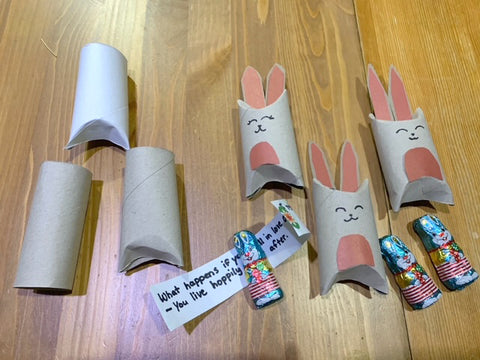 bunny surprise toilet roll