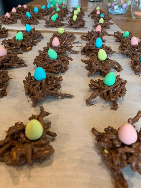 Nest cookies easter