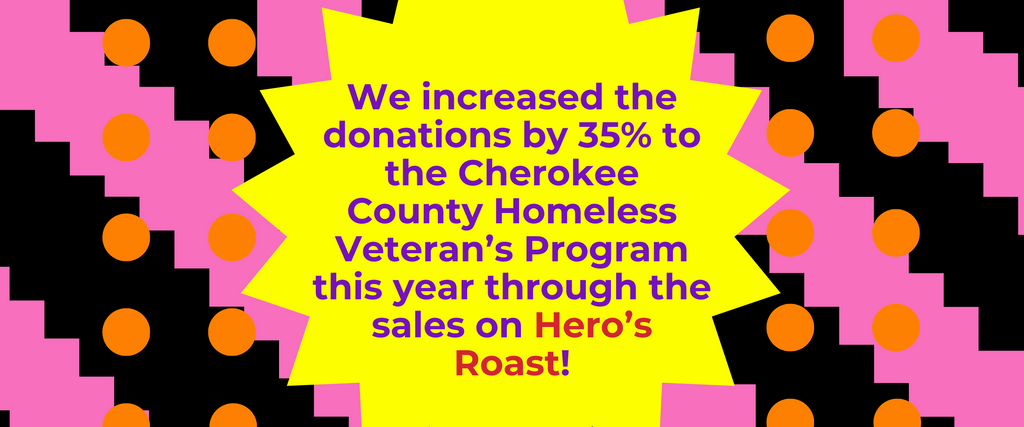 Hero's Roast donations increased by 35%