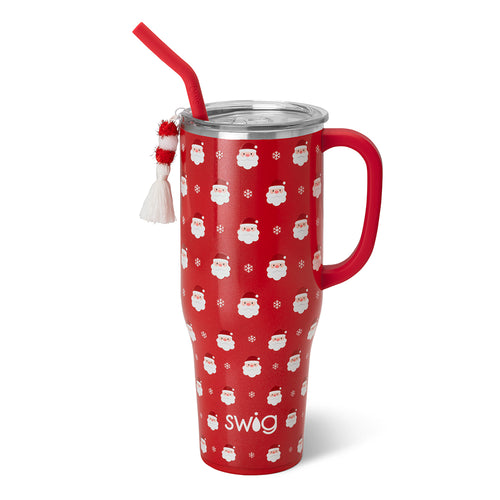 Grinch Pattern Christmas 40Oz Tumbler Cup With Handle Stainless