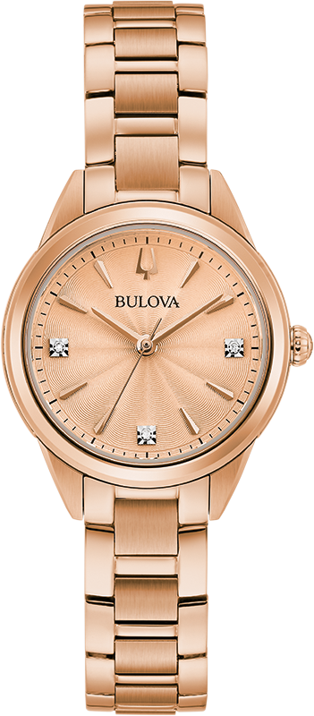 Bulova Classic Automatic Diamond Women's Watch 98P170 - Obsessions 