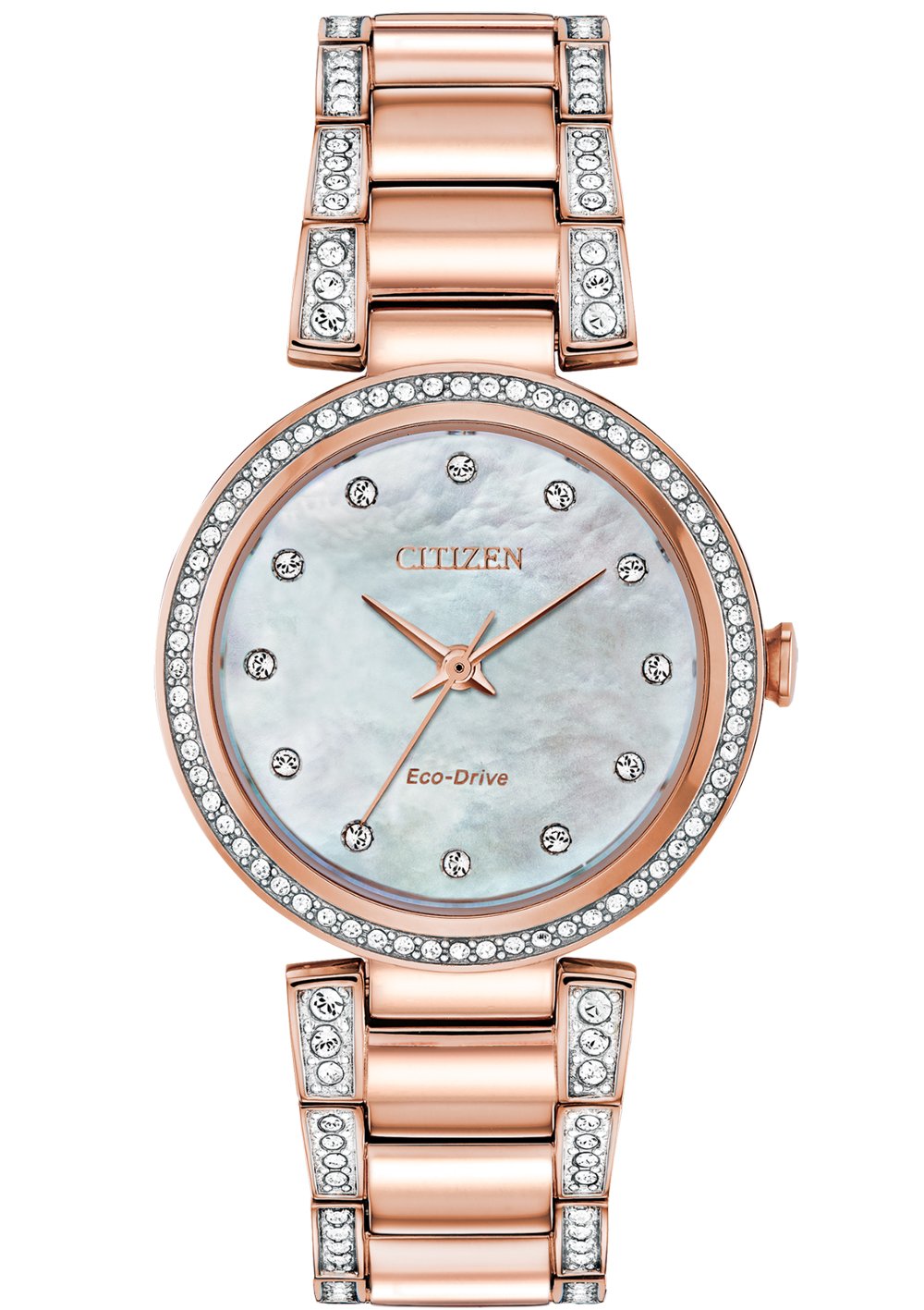 Citizen Eco Drive Silhouette Crystal Women's Watch EW2540-83L