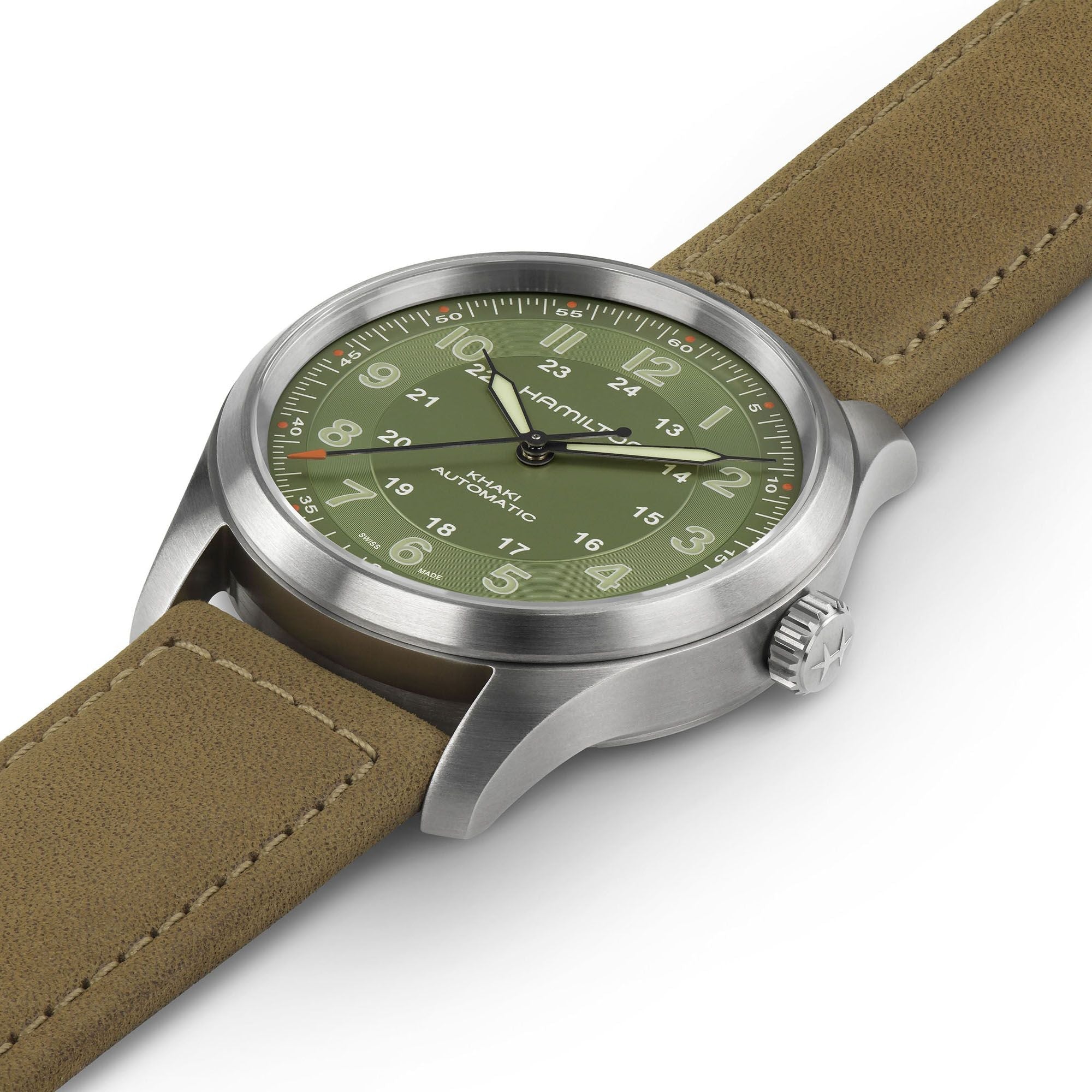 Hamilton Khaki Field Titanium Automatic Men's Watch H70205860 - Obsessions  Jewellery