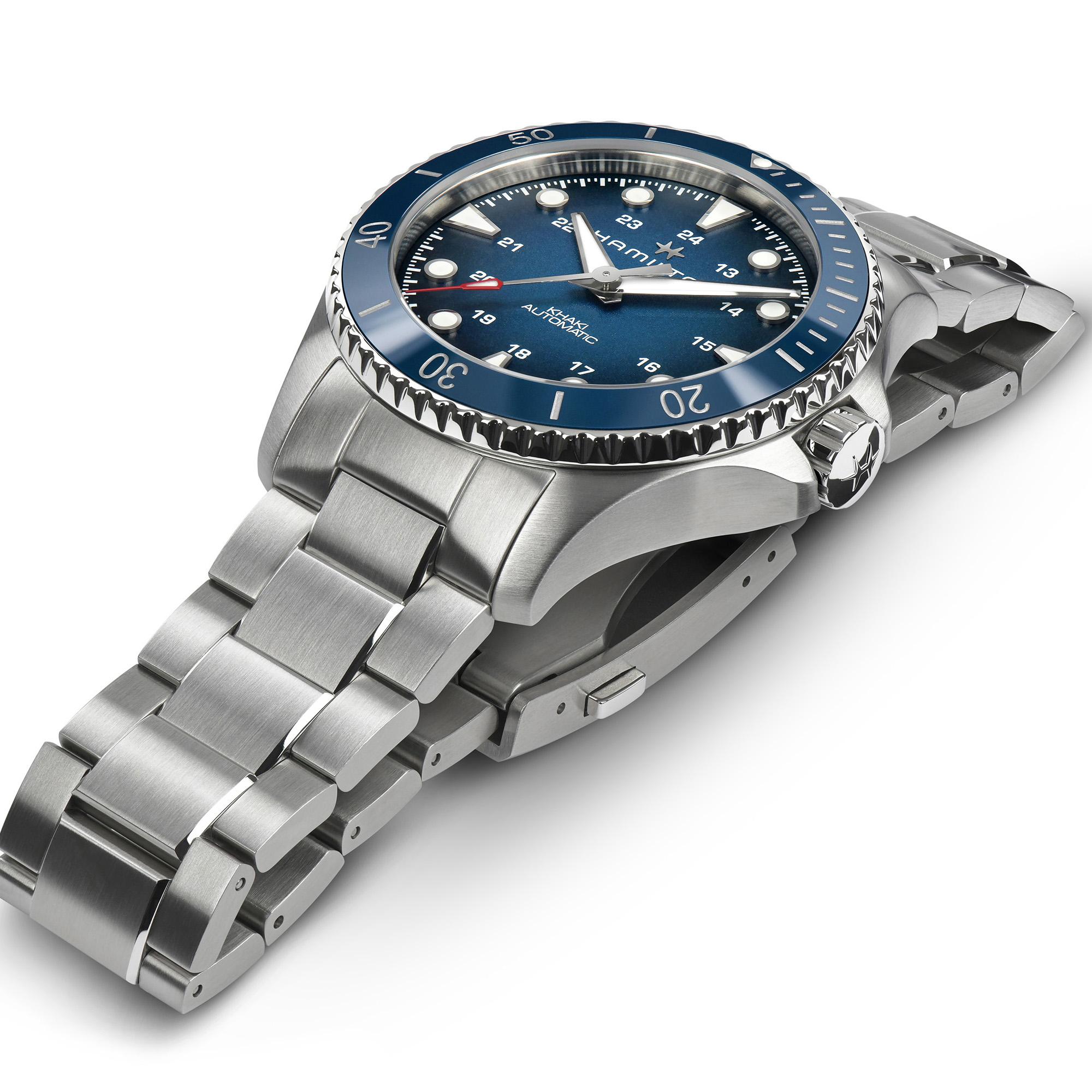 Hamilton Khaki Navy Scuba Automatic Men's Watch H82505140 - Obsessions  Jewellery