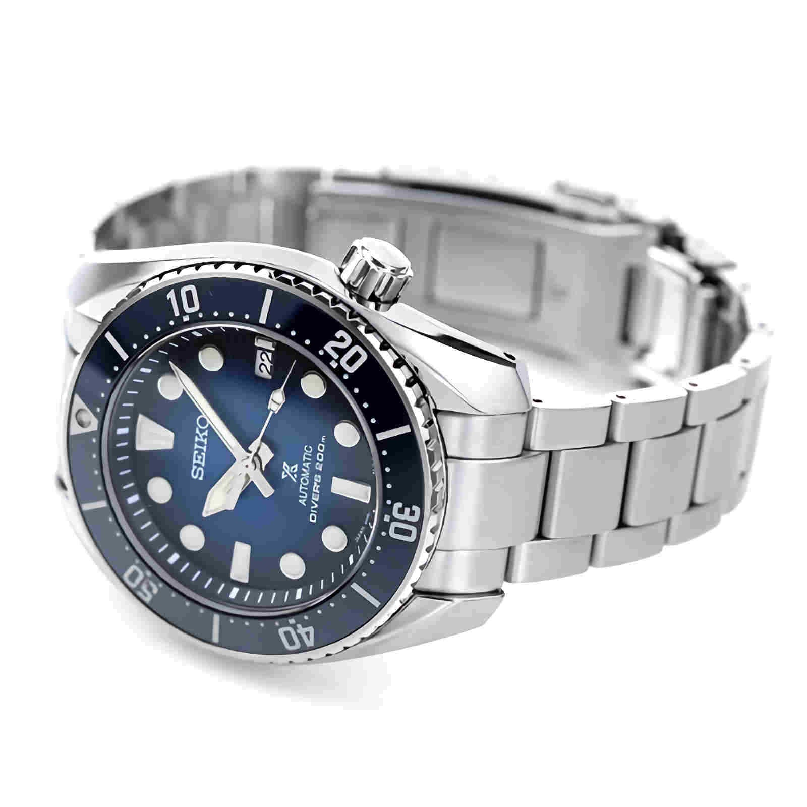 Seiko Prospex King Sumo Blue Gradation Diver Automatic Men's Watch SPB -  Obsessions Jewellery