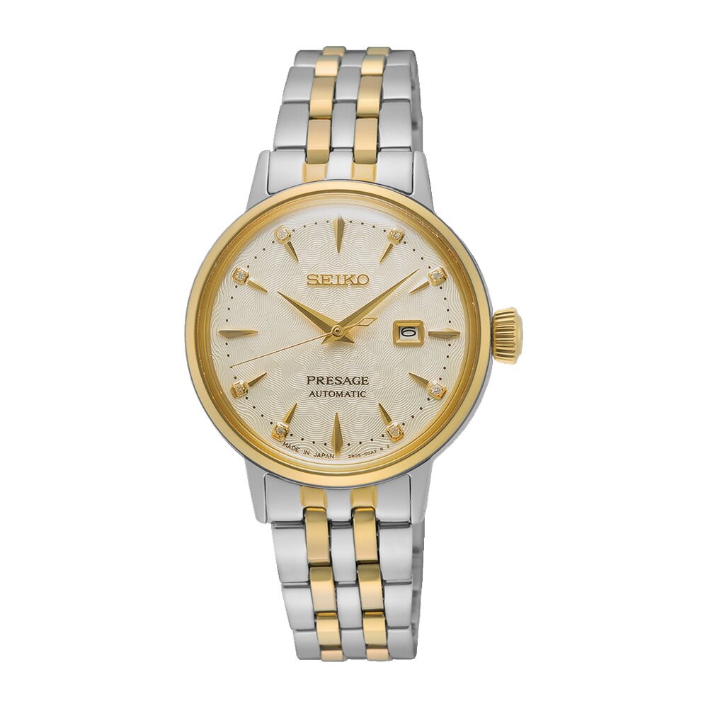 Seiko Presage Cocktail Time 'White Lady' Automatic Women's Watch SRE01 -  Obsessions Jewellery