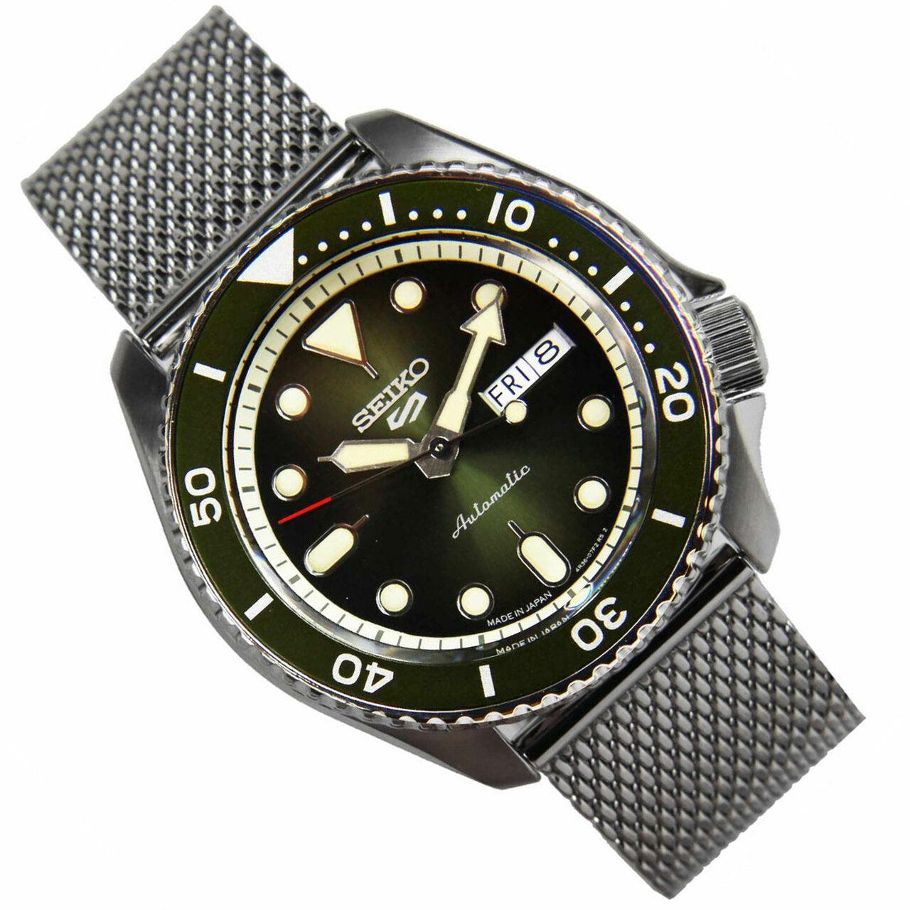 Seiko 5 Sports Automatic Green Dial Men's Watch SRPD75K1 - Obsessions  Jewellery